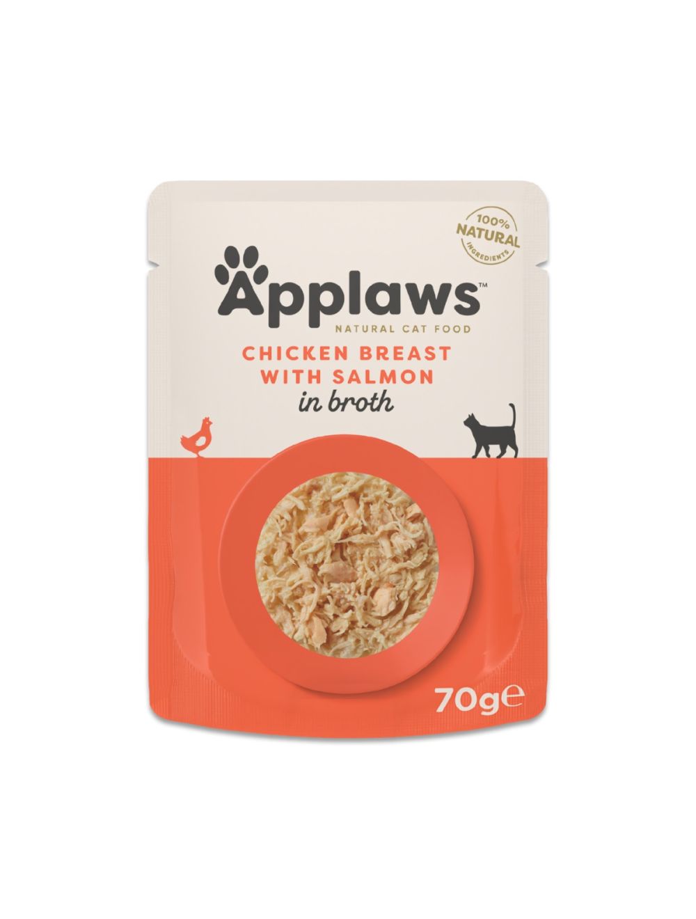 Applaws Kylling med Laks 70 g. pose til kat