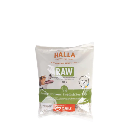 Halla Raw Oksekallun kødboller 800 g. frysetørret