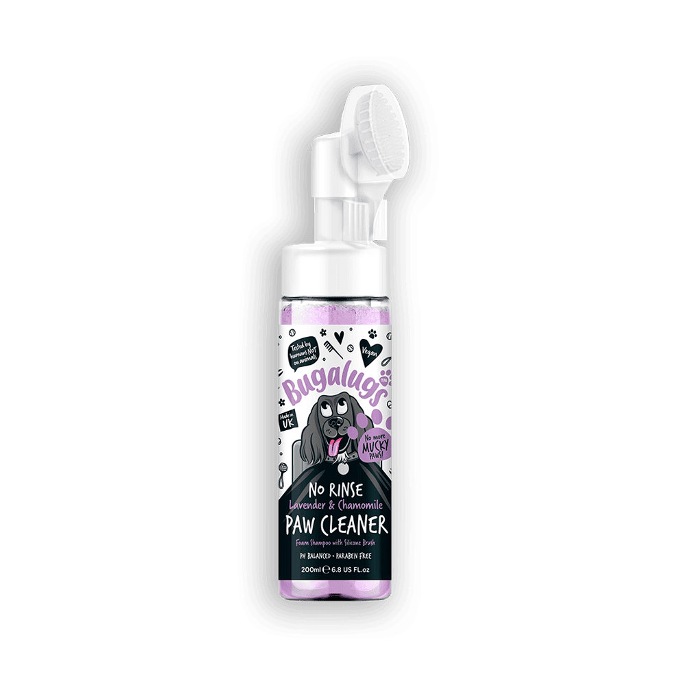 Bugalugs Lavender & Chamomile No Rinse Paw Cleaner for Dogs & Cats 200 ml.