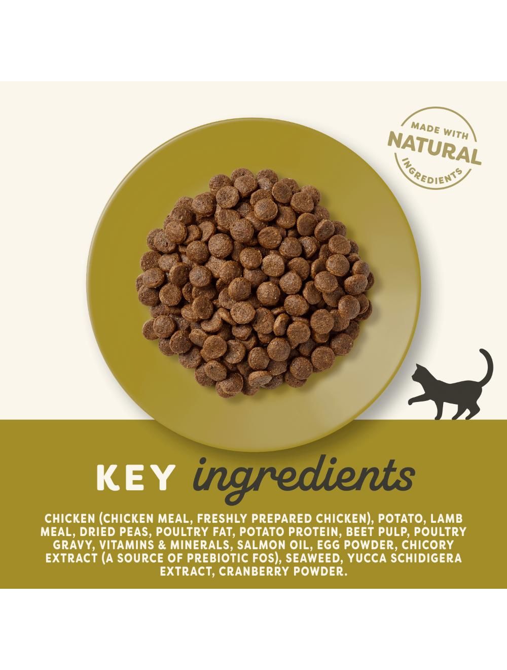 Applaws Kylling & Lam tørfoder 2 kg. til kat