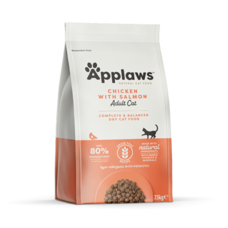Applaws Kylling & Laks tørfoder 7,5 kg. til kat