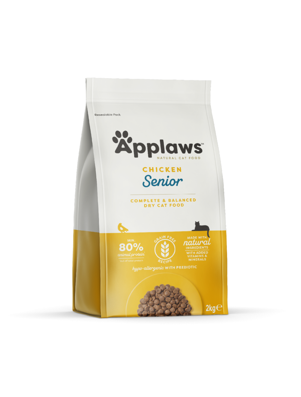 Applaws Kylling Senior tørfoder 2 kg. til kat