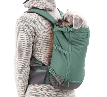 Ruffwear Hitch Hiker™ Dog Backpack Carrier River Rock Green