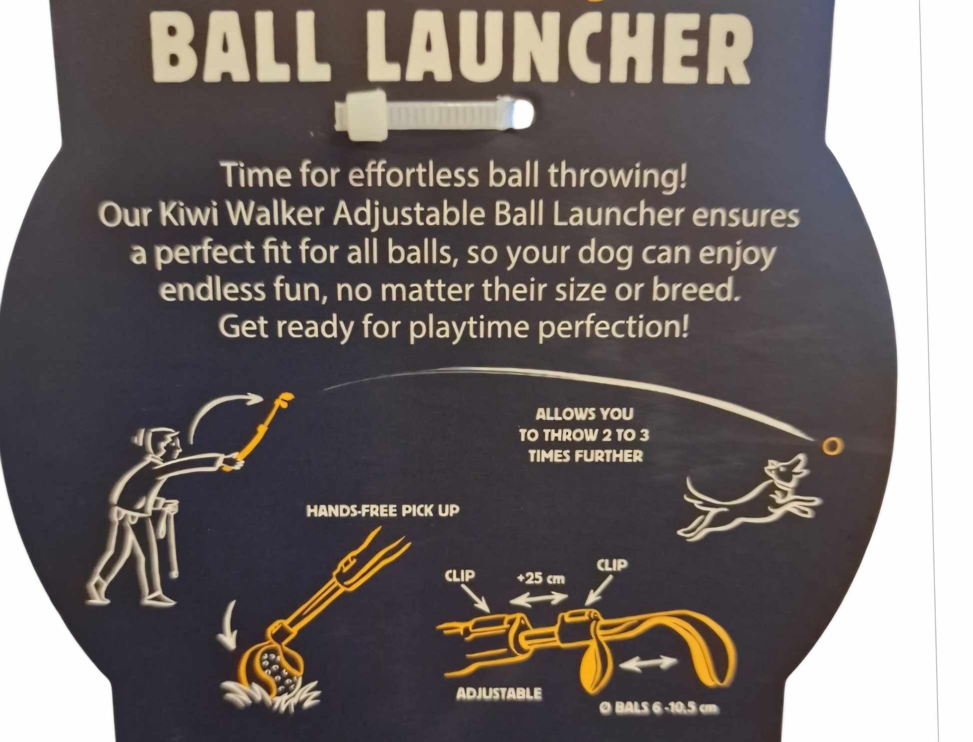 Kiwi Walker Justerbar Boldkaster