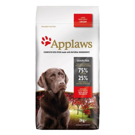 Applaws Kylling tørfoder til hund Large Breed 2 kg.
