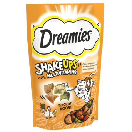Dreamies Shake-ups Multivitamin Roost 55 g.