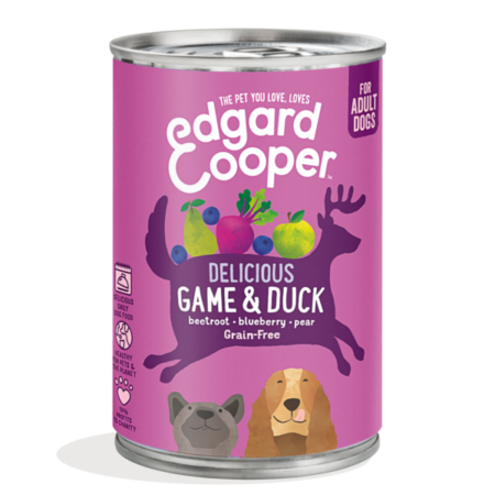 Edgard & Cooper vådfoder Vildt & And Adult 400 g.