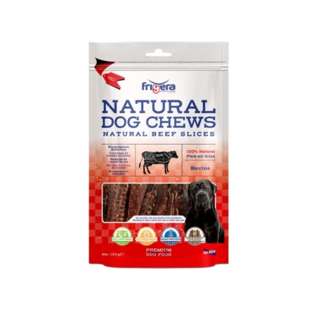 Frigera Natural Dog Chews Oksestykker 100 g.