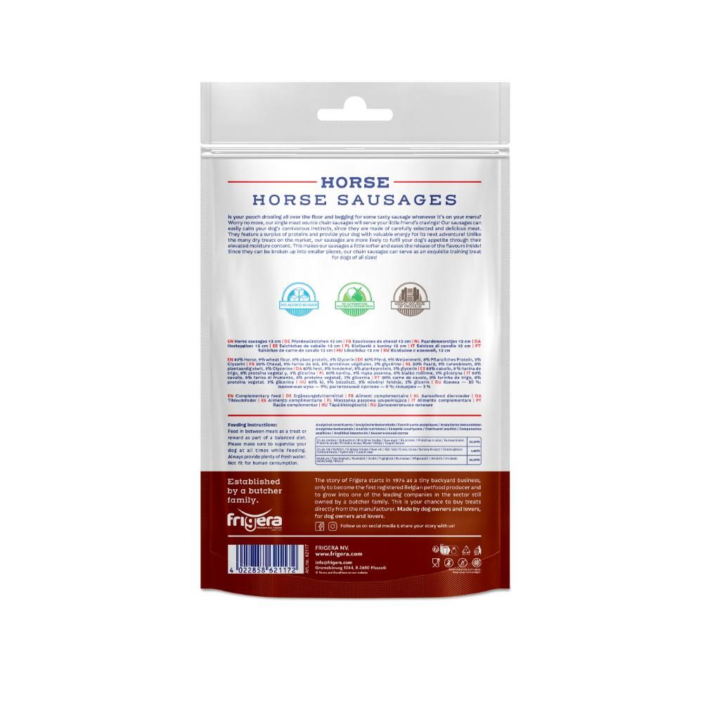 Frigera Natural Dog Chews Hestepølser 12 cm. 5 stk.