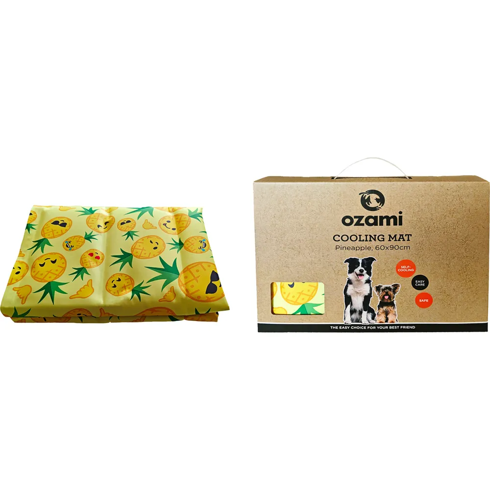 Ozami kølemåtte Pineapple 60x90 cm.