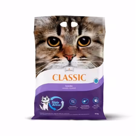 Kattegrus Extreme Classic Lavendel 14 kg.