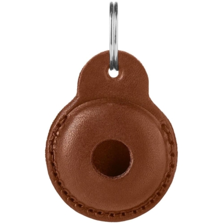 Hunter Viborg Apple Air Tag holder Cognac