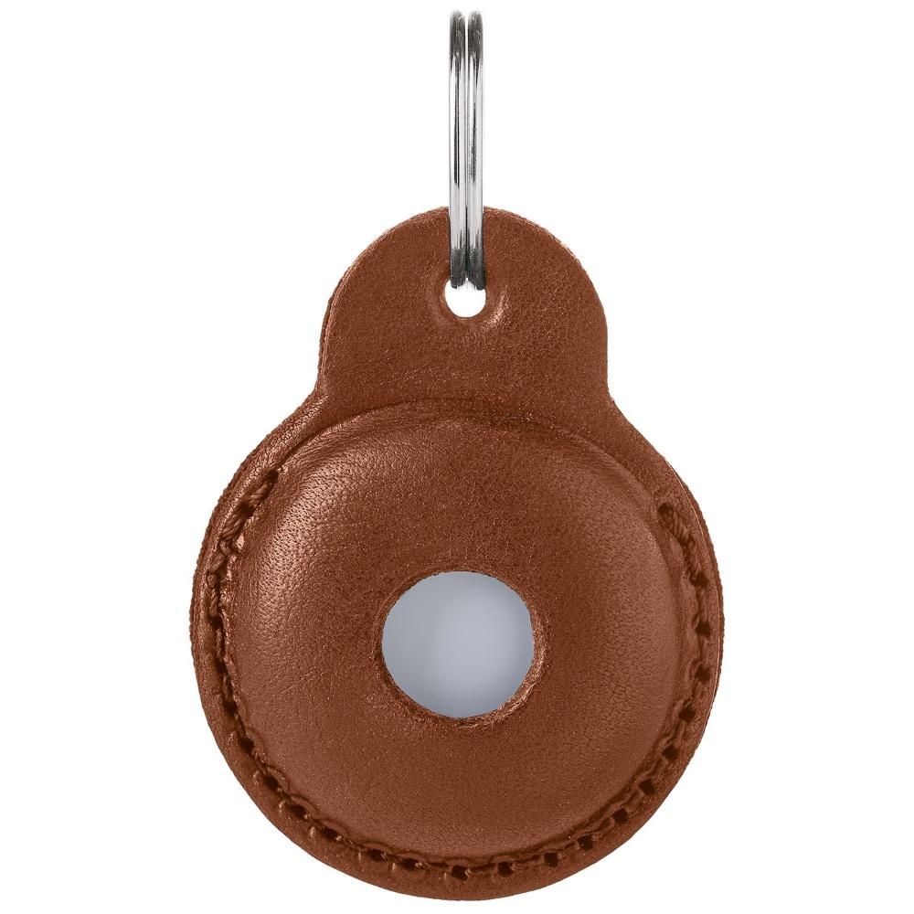 Hunter Viborg Apple Air Tag holder Cognac