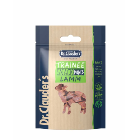 Dr. Clauder´s trainee Dog mini snack Lamb 50 g.