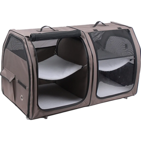 Kattebur udstilling brun/sort