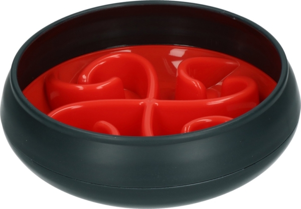 Holland Eat Slow Live Longer Tumble Feeder Red