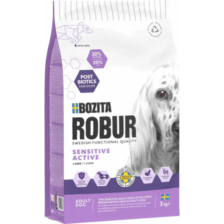 Bozita Robur Sensitive Grain Free Active 3 kg.