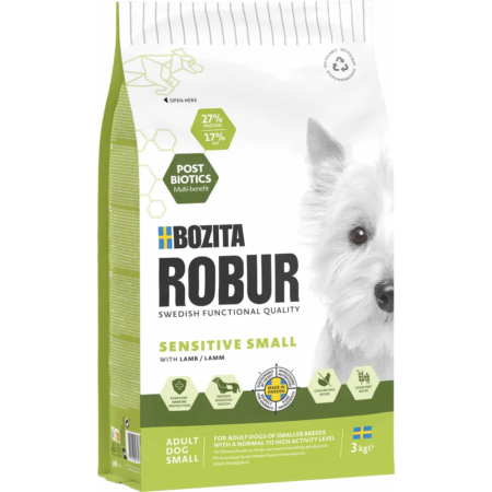 Bozita Robur Adult Small Breed Sensitive 3 kg.