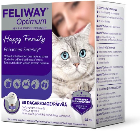 Feliway Optimum Diffusor m. flaske 48 ml.