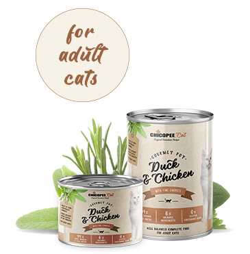 Chicopee vådkost Duck & Chicken 195 g.