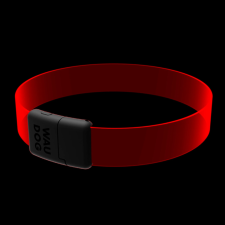 WauDog LED-lysende hundehalsbånd, RGB, Type-C