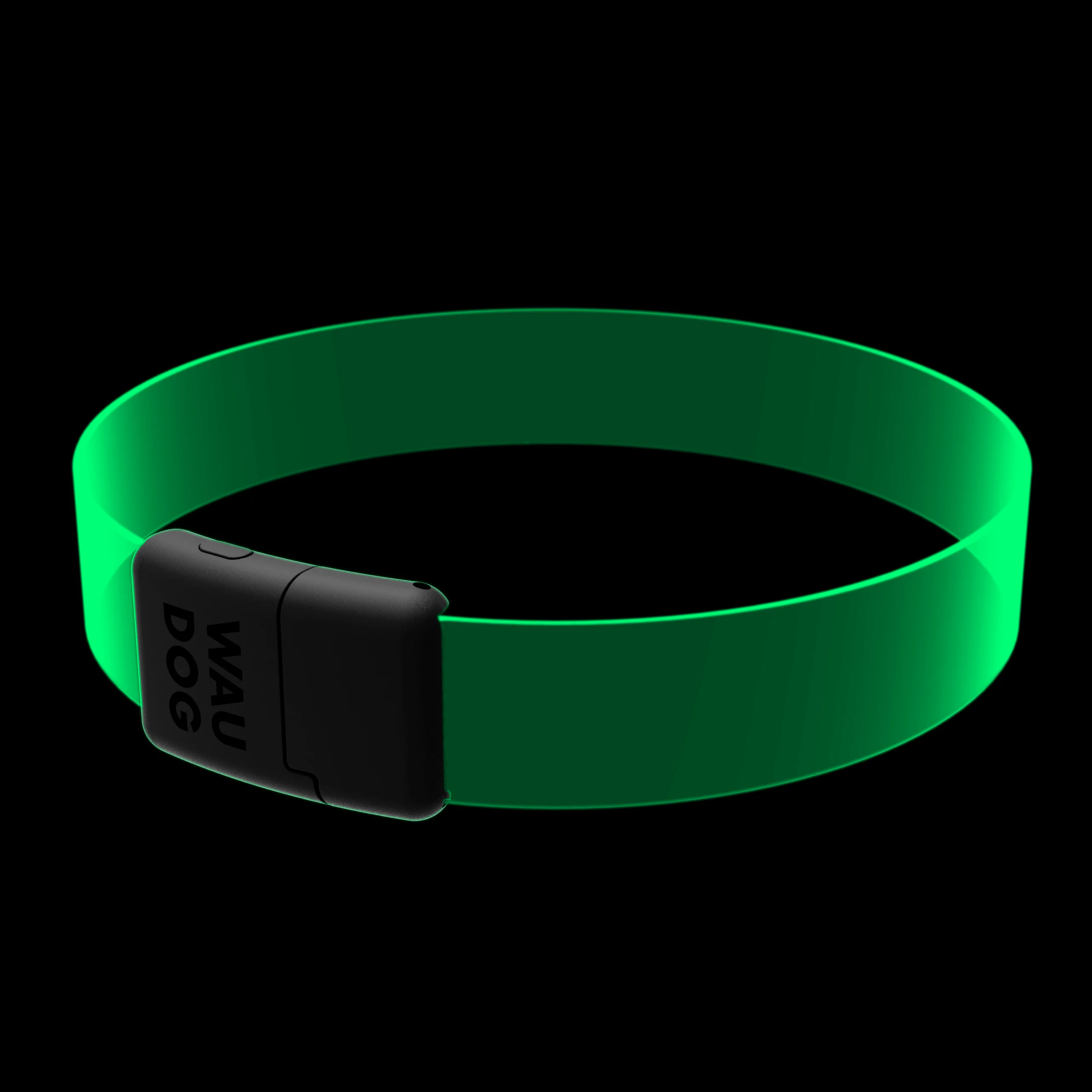 WauDog LED-lysende hundehalsbånd, RGB, Type-C