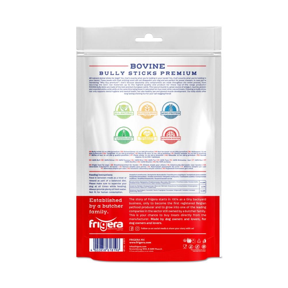 Frigera natural dog chews bully sticks Premium 12 cm. 250 g.