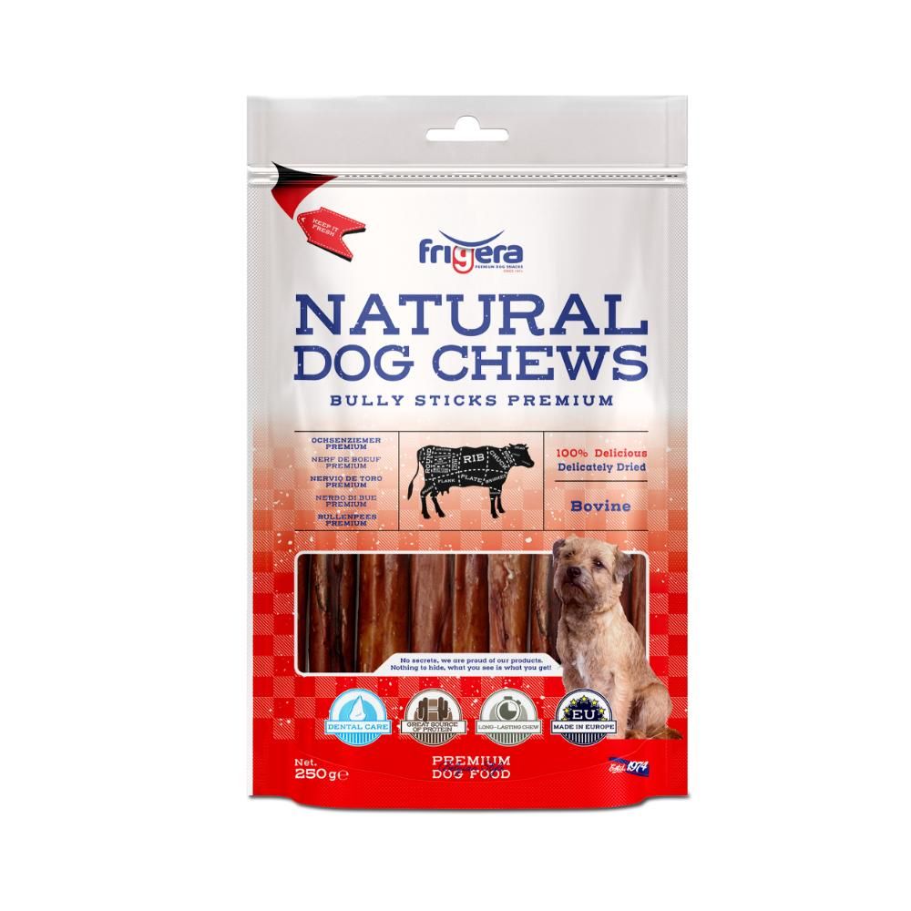 Frigera natural dog chews bully sticks Premium 12 cm. 250 g.