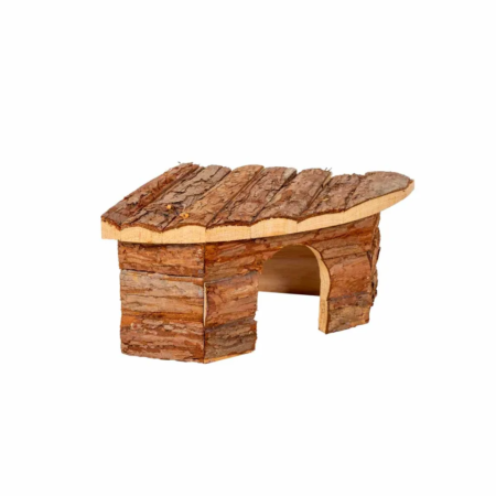 Ozami Naturligt hjørnehus i træ, 32x13x21 cm.