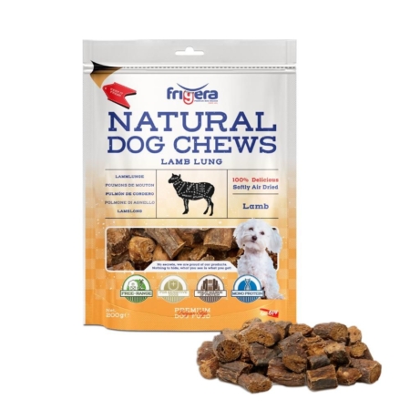 Frigera Natural Dog Chews Lungetern Lam 200 g.