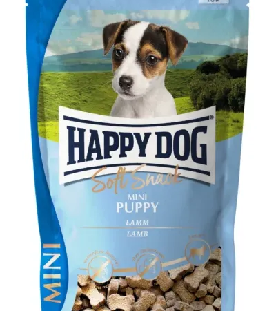 Happy dog Soft Snack Mini Puppy lam og ris 100 g.