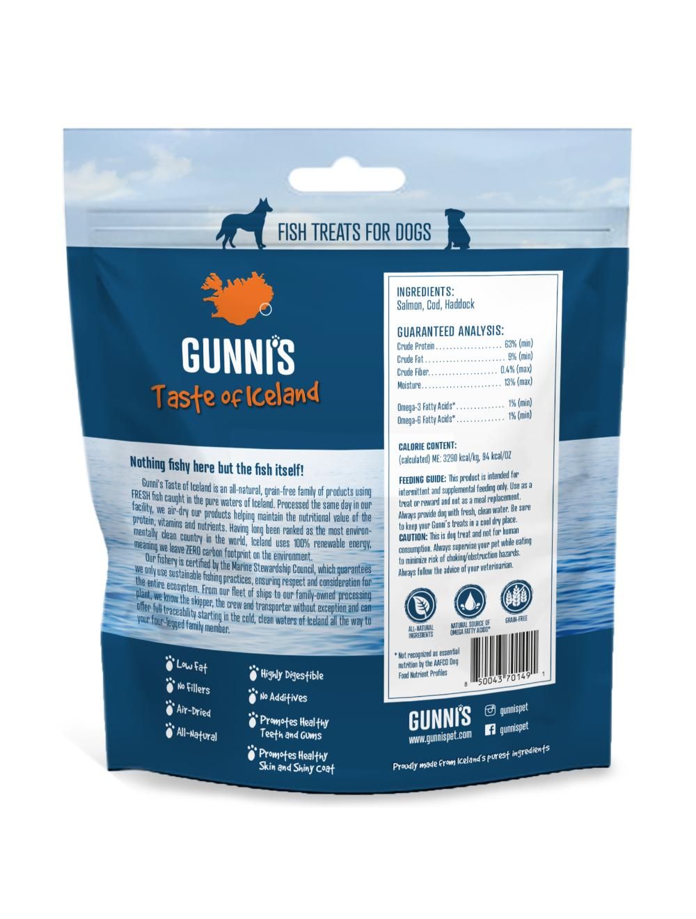 Gunnis Vafler Laks 71g. - Billede 2