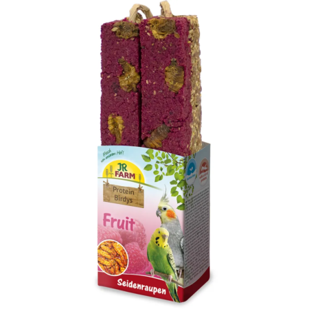 JR Farm Protein-Birdys Fruit silkeormpuppe 150 g.