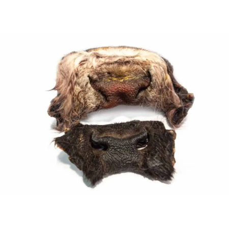 Oksemule med pels 1 kg.