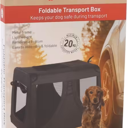 Transportbur Gepetto Sort 44x60x49 cm.