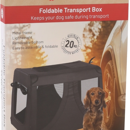 Transportbur Gepetto Sort 44x60x49 cm.