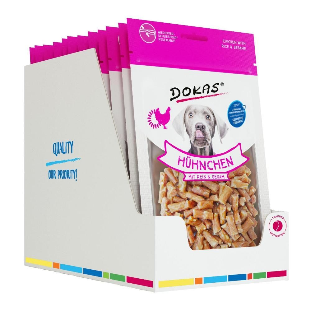 Dokas Kylling med ris og sesam 70 g.