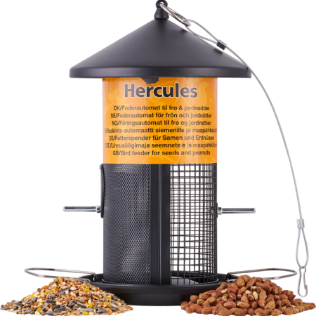 Hercules Metal fugleautomat til frø og nødder.