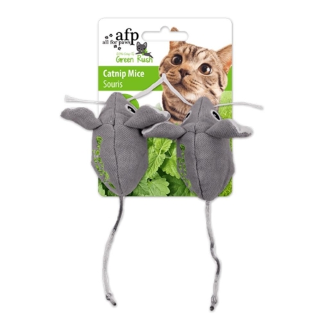 All For Paws Green Rush Catnip Mice