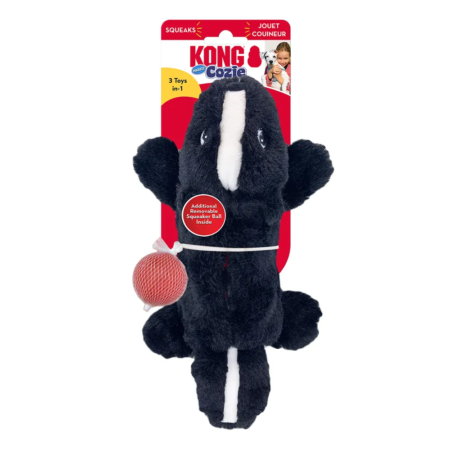 Kong Cozie Pocketz Skunk S 29x14x6 cm.