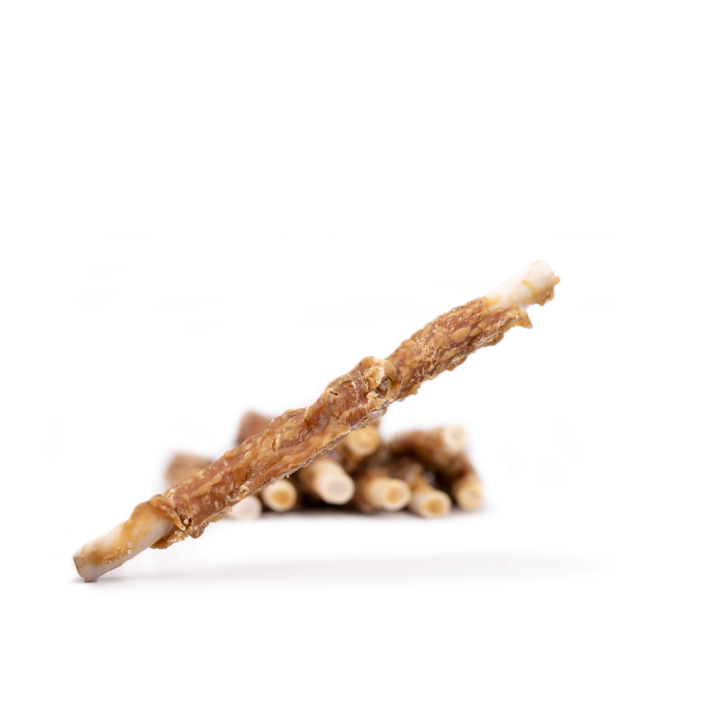 Snack´it rawhide tyggepind med Kylling 20 cm. 500 g.