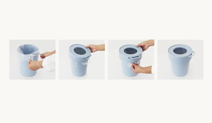 Hachiman Way - be Taptrash bucket -Khaki / mørkegrøn - Billede 5