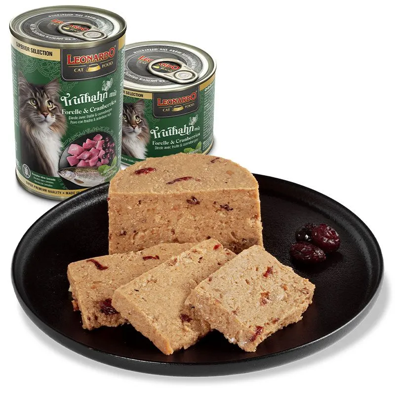 Leonardo Superior Selection Turkey with Trout & Cranberries 400 g.