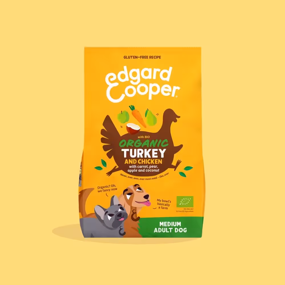 Edgard & Cooper Free-Range Øko Kalkun & Kylling 2,5 kg.