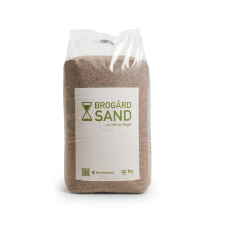 Brogård sand 0,8-1,2 mm. 25 kg.