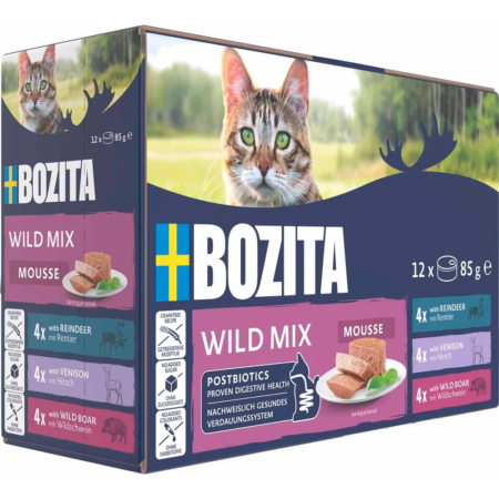 Bozita Mousse Wild mix 12x85 g.