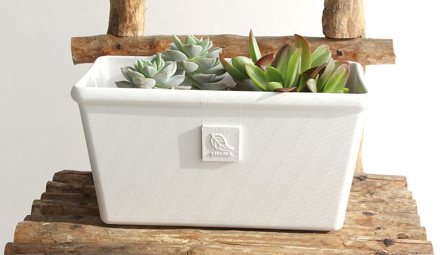 Eco 240 Planter bred firkant 2,2 L - Billede 4