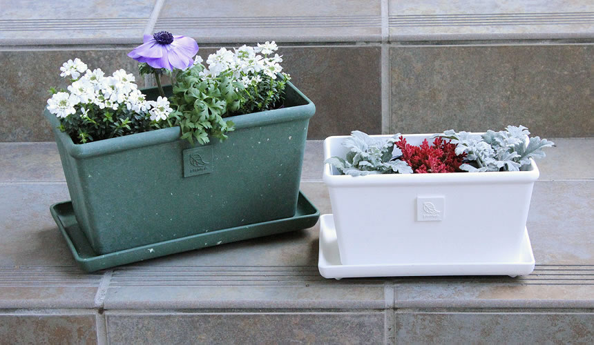 Eco 240 Planter bred firkant 2,2 L - Billede 3