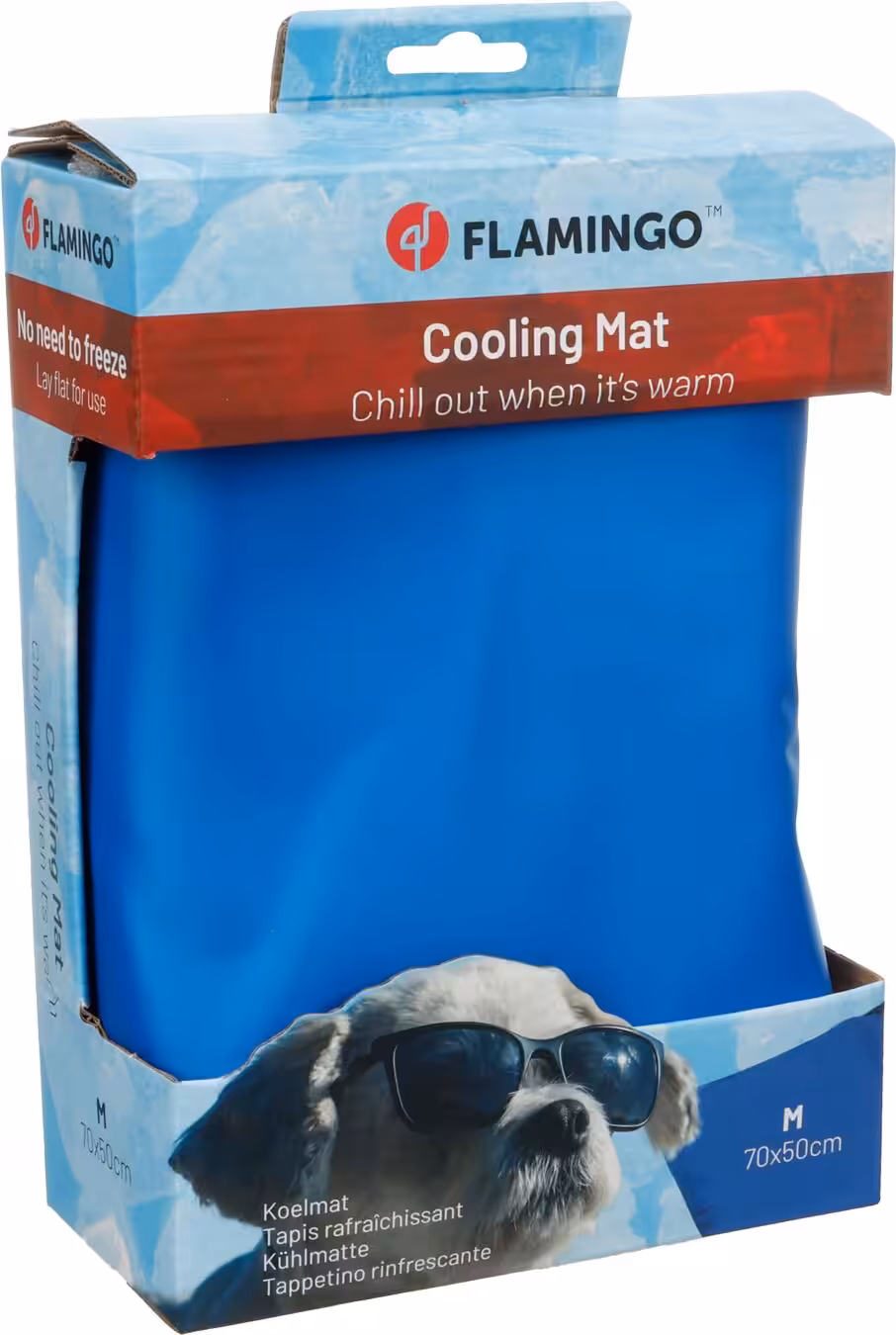 Flamingo Kølemåtte FRESK Blå