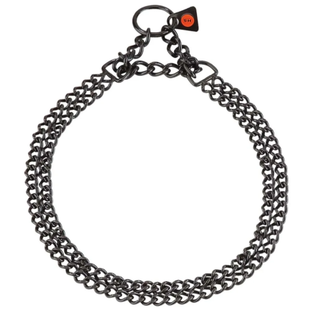 Sprenger HS halvkvælerhalsbånd Sort Rustfri 2 mm. 60 cm.